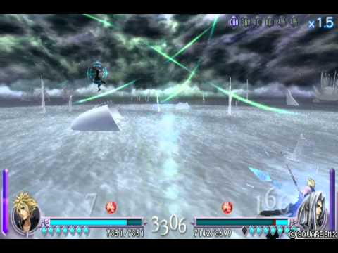.DISSIDIA REPLAY .クラウドVSセフィロス
