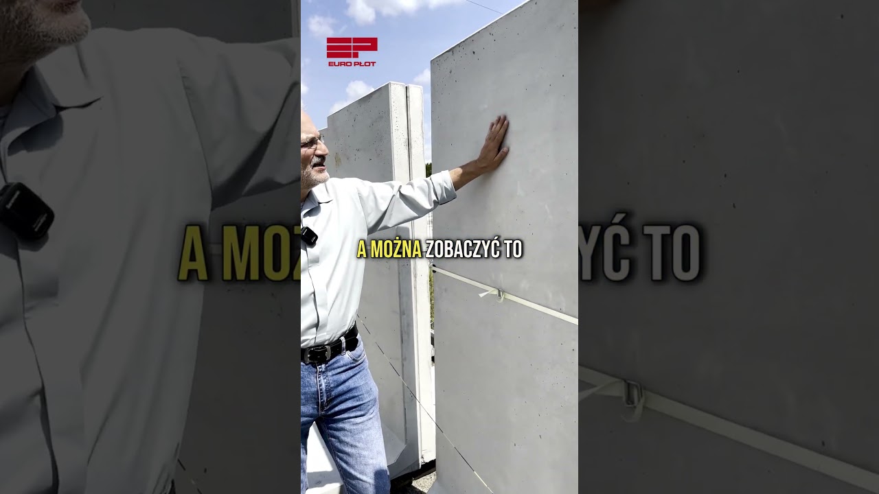 Ogrodzenia betonowe Euro Płot