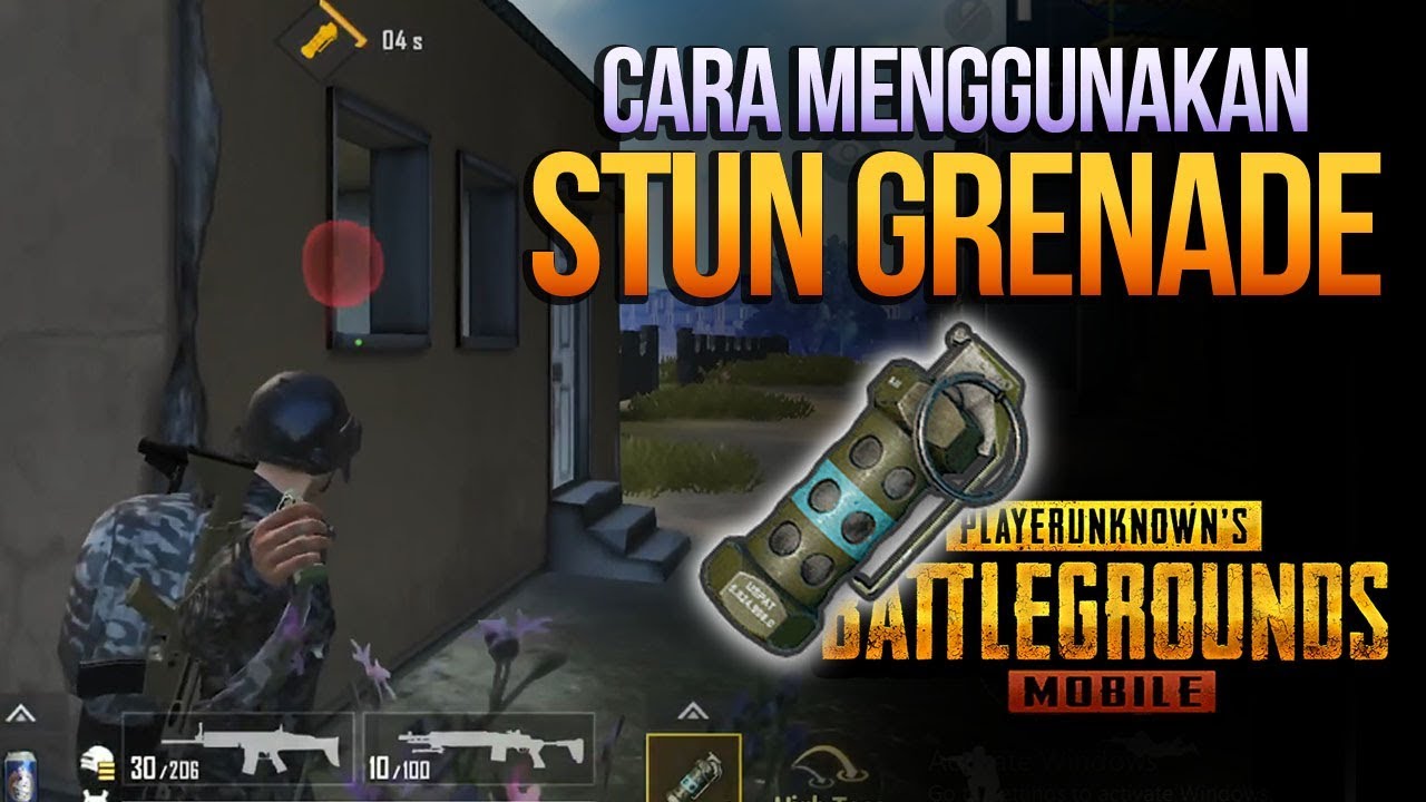 TIPS TRIK Cara Menggunakan STUN GRENADE FLASHBANG Di PUBG Mobile