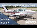 AirMart Aircraft Friday Fly By - Beechcraft 58 Baron N15688