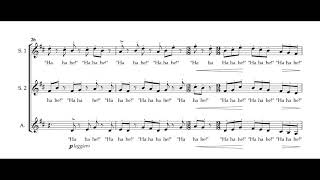 III. Laughing song [with score]