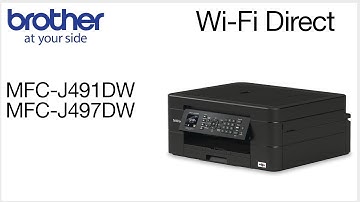 Connect to MFCJ497W with Wi-Fi Direct