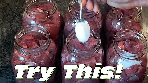 How to Can your Deer Meat