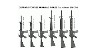 PART 1 DEFENSE FORCES 4,5MM CO2 AR15 AIR GUNS