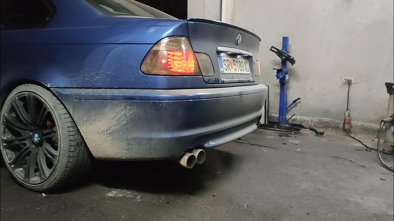 BMW 330CI CATLESS HEADERS AND REAR MUFFLER DELETE - YouTube