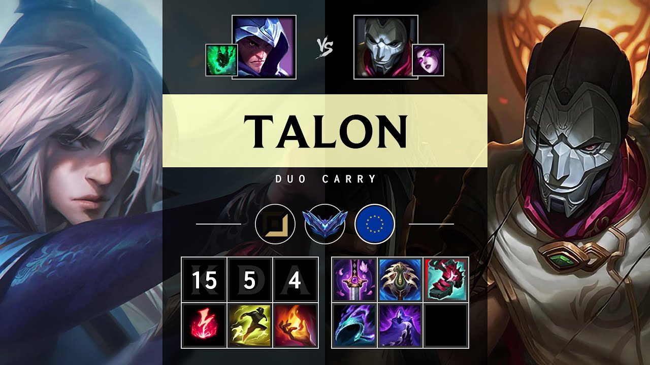 Talon ADC vs Jhin - EUW Diamond Patch 25.19