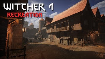 I Recreated The Witcher 1 with Realistic Graphics in Unity!