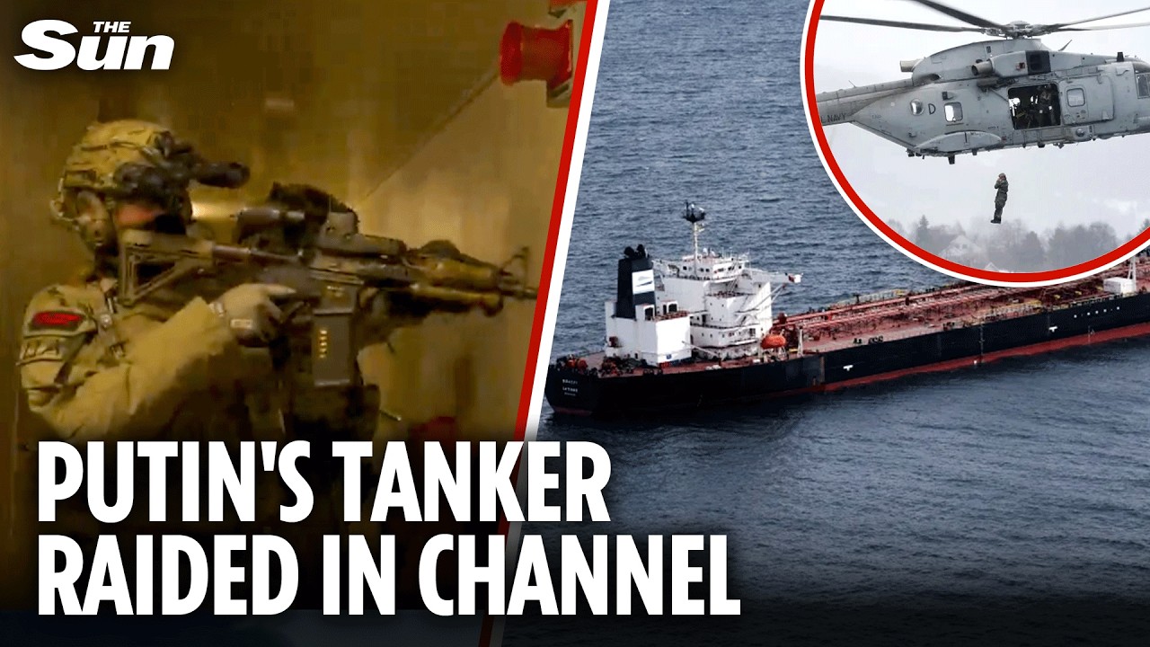 Royal Marines storm Putin's ‘shadow fleet’ oil tanker in English Channel