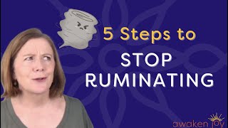 Top 20+ how to stop ruminating