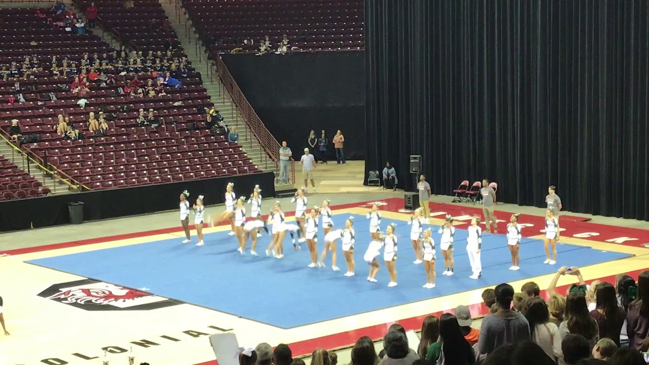 Dutch Fork High school Varsity Cheerleading 2017 state YouTube