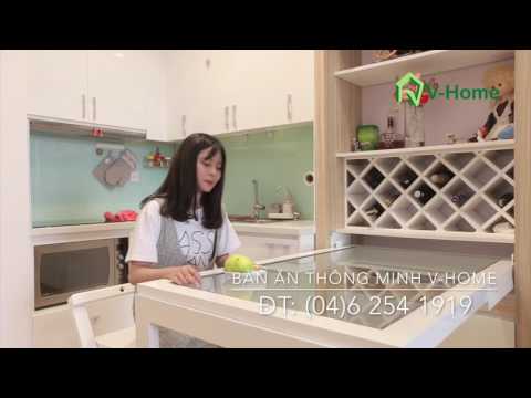 Bàn ăn thông minh 4 chỗ - Nội thất V-Home