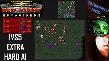 /Command & Conquer Red Alert Remastered/ (Skirmish) 1VS5 EXTRA HARD AI I Terrainspotting I