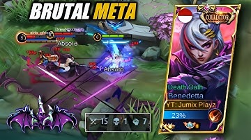 TOP GLOBAL OFFLANE BENEDETTA INSANE DAMAGE + GAME DOMINATOR! | BENEDETTA GAMEPLAY