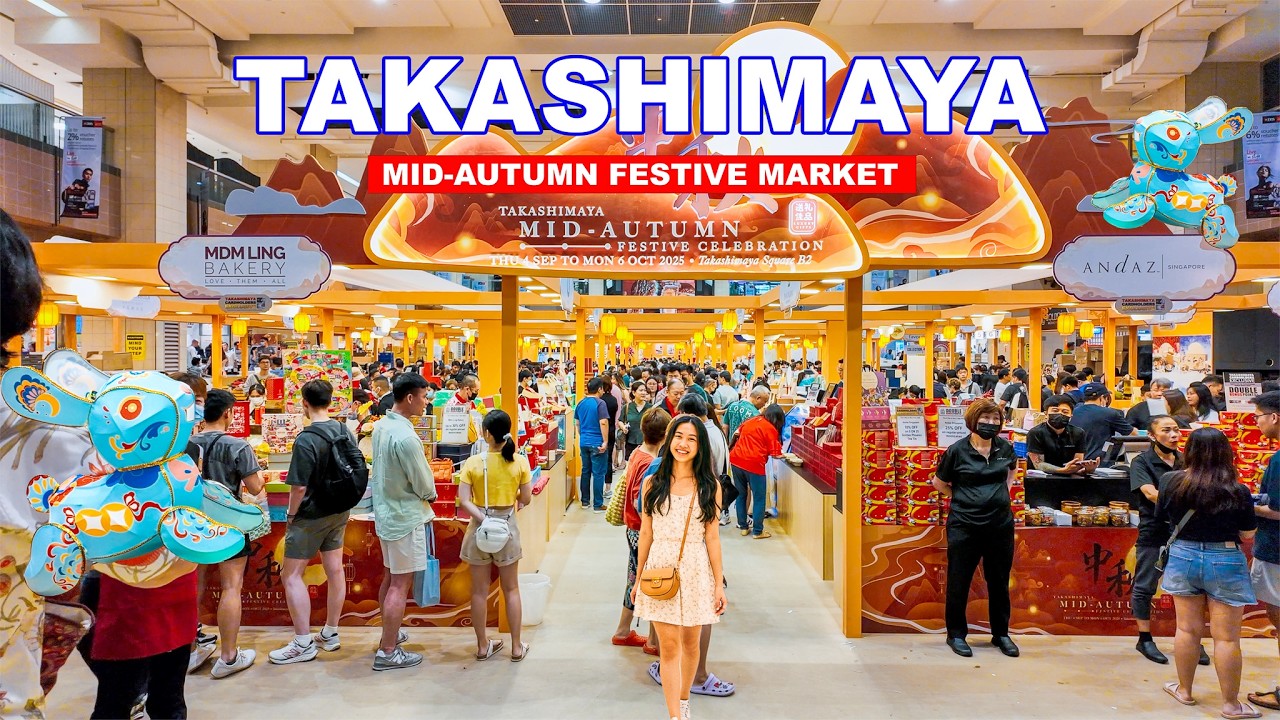 🏮 Takashimaya Mid-Autumn Festive Celebration 2025 | The largest Mid-Autumn Fair in Singapore🌕🇸🇬😍
