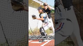 TURN YOUR BODY before you catch the ball on throwdowns