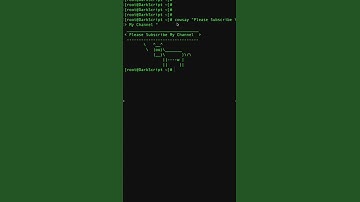 Linux cowsay Command | Fun with Terminal | Linux Tips & Tricks #shorts #linux #cowsay