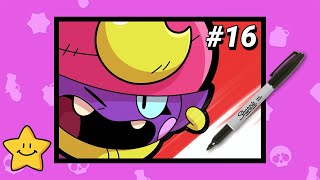 HOW TO DRAW GENE PROFILE ICON FROM BRAWL STARS