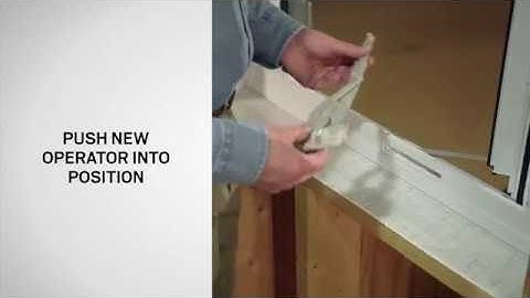 Casement Window Operator Replacement, Silver Line