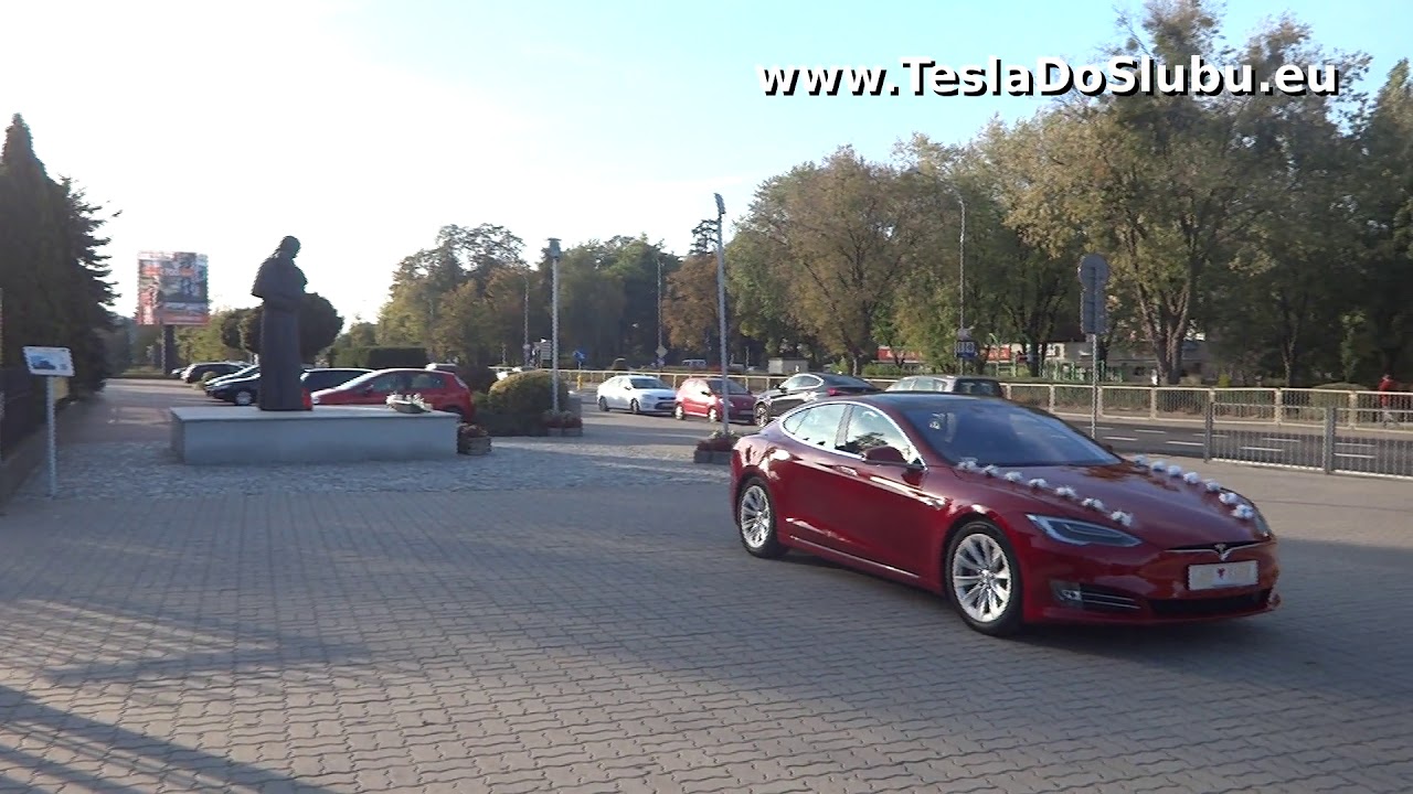 Tesla wynajem do ślubu i na wesele Warszawa - YouTube