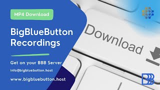 BigBlueButton Recording Download MP4   Bigbluebutton Host
