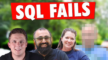 SQL FAILS with Andy Mallon, Erin Stellato, and Mr. Anonymous!