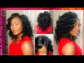 NEW OCEAN WAVE HAIR // Side part crochet Braids