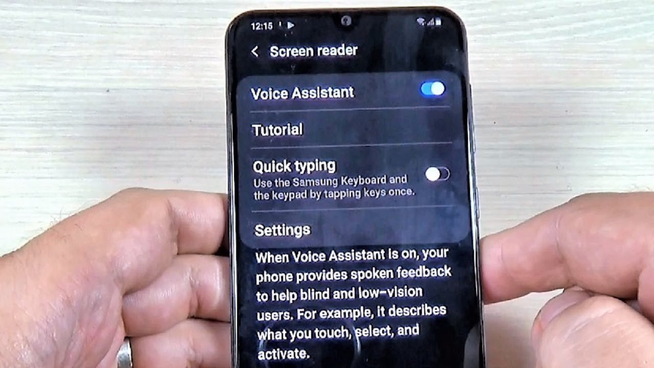 How To Turn Off VOICE ASSISTANT On Samsung Galaxy A10 A20 A30 A40