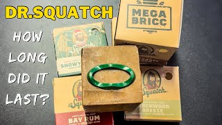 How Long did the Dr. Squatch MEGA Bricc last? #drsquatch
