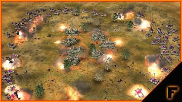 Zero Hour | 168 Technicals vs 7 Emperors | Command and Conquer Generals