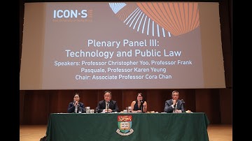 ICON·S Conference 2018 Day 3, Plenary Panel III