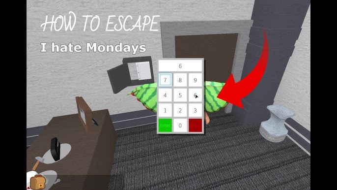 Roblox Escape Room I Hate Mondays Full Escape Youtube - i hate mondays roblox escape room