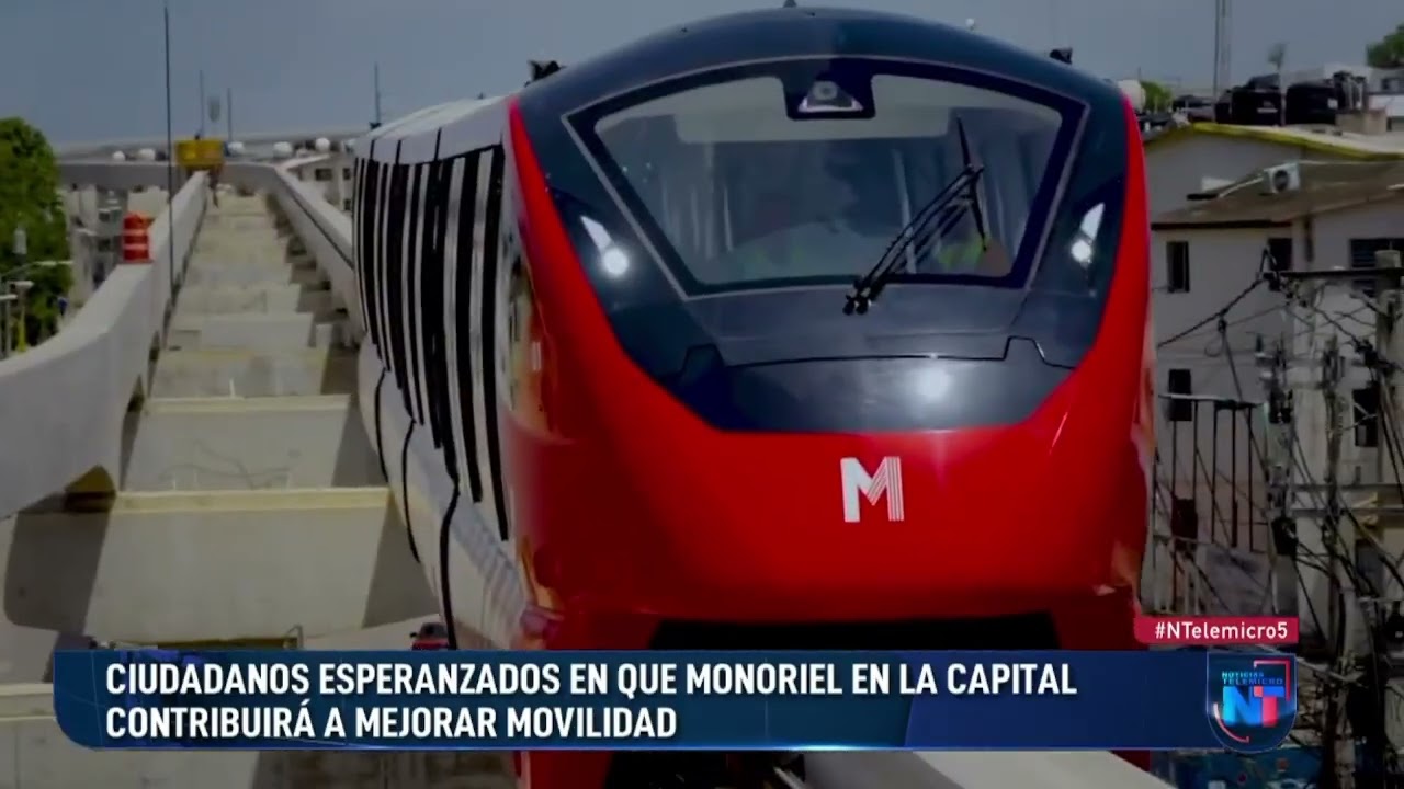 Capitaleños confían en que nuevo monorriel mejorará la movilidad vial