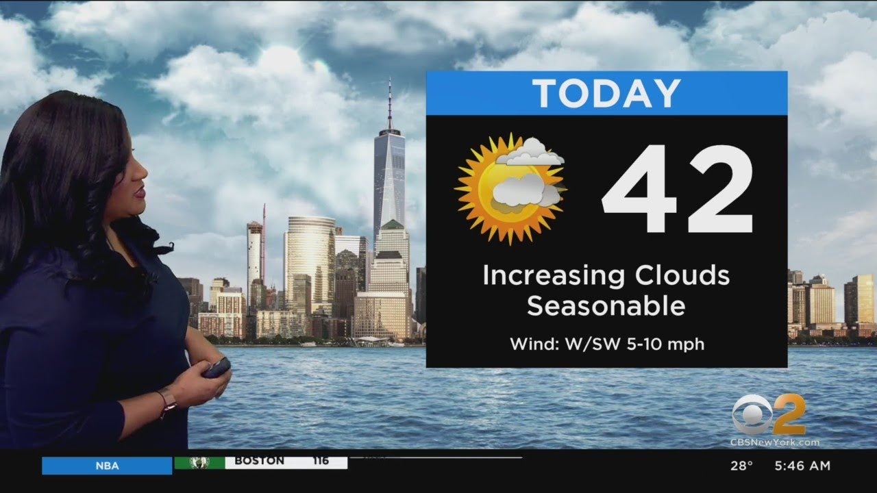 New York Weather: Rain Headed Our Way - YouTube