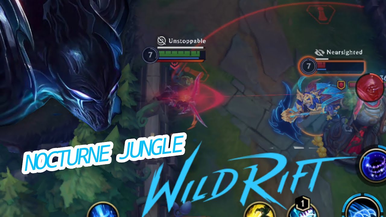 Wild Rift NOCTURNE JUNGLE Gameplay Builds and Runes - YouTube