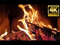 🔥 Crackling Fireplace 4K. Relaxing Fireplace with Burning Logs and Crackling Fire Sounds