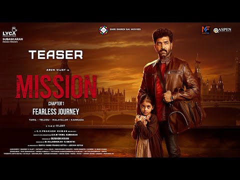 Mission Chapter 1 Teaser (Kannada) | Arun Vijay | Amy Jackson | Vijay | Subaskaran |Lyca Productions