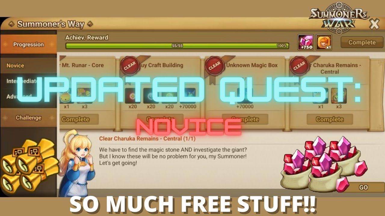 Summoners Way Quest Guide: Novice!!!