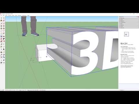 Video SketchUp - 1.14 - Đo kích thước và gõ văn bản (Measure... - youtube