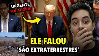 FOI AGORA - TRUMP CONFESSOU: 'SÃO COISAS DE EXTRATERRESTRES' + OVNIs CAINDO? + METEORO ou OVNI?