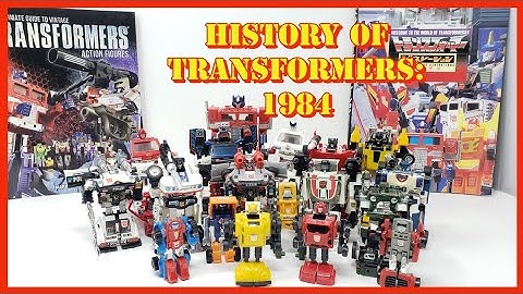 History of Transformers - 1984 | Year One: G1 Toys, Cartoon, and More