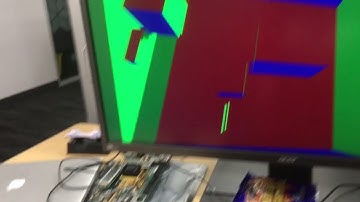 Dithered shadows raytracing test on FPGA using HLS