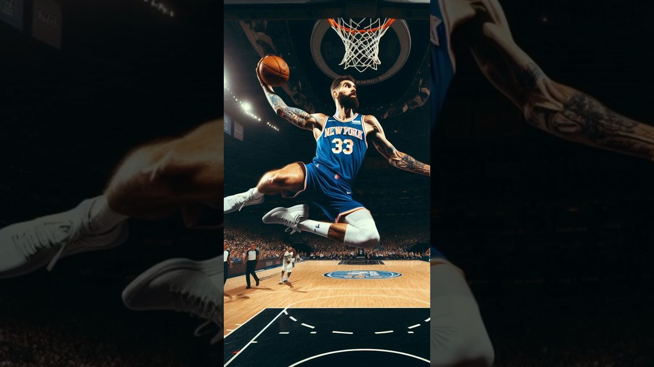 NBA Live Mobile "Fancy Dunk". 