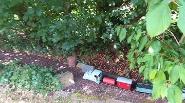 Fullline run of Kerr Stuart 4415 on a goods train on the Porter Garden Railway 29/09/2025