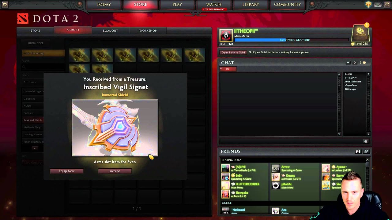 DOTA 2 OPENING 10 IMMORTAL TREASURE II 2015 COMPENDIUM Re-Upload