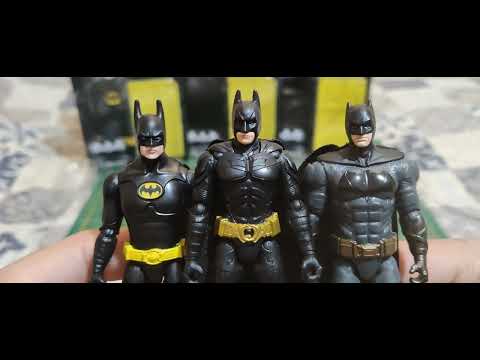 Batman 85th Anniversary 3-Figure Set by Spin Master Unboxing