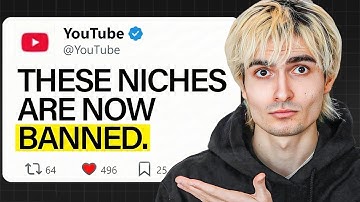 WARNING: These YouTube Niches Are Now BANNED