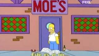 Homero Cantando The End De The Doors
