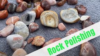 Rocks Polished BEFORE and AFTER.