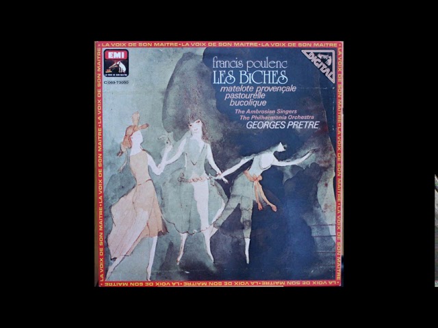 Poulenc - Les Biches, ballet: Rondeau : Orch de Paris / S.Bychkov