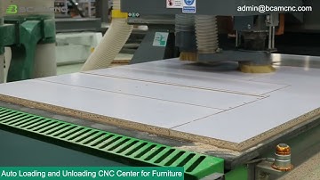 Auto Loading and Unloading ATC CNC Center for Furniture Machining